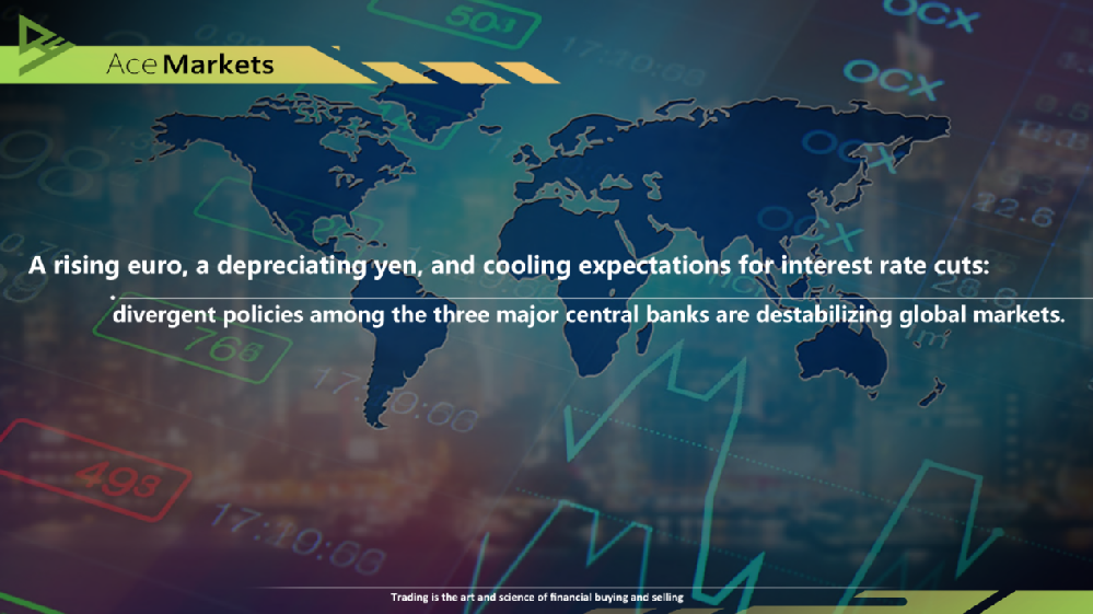 歐元漲、日圓貶損、降息預期涼:三大央行政策差,讓全球市場「站不穩」
